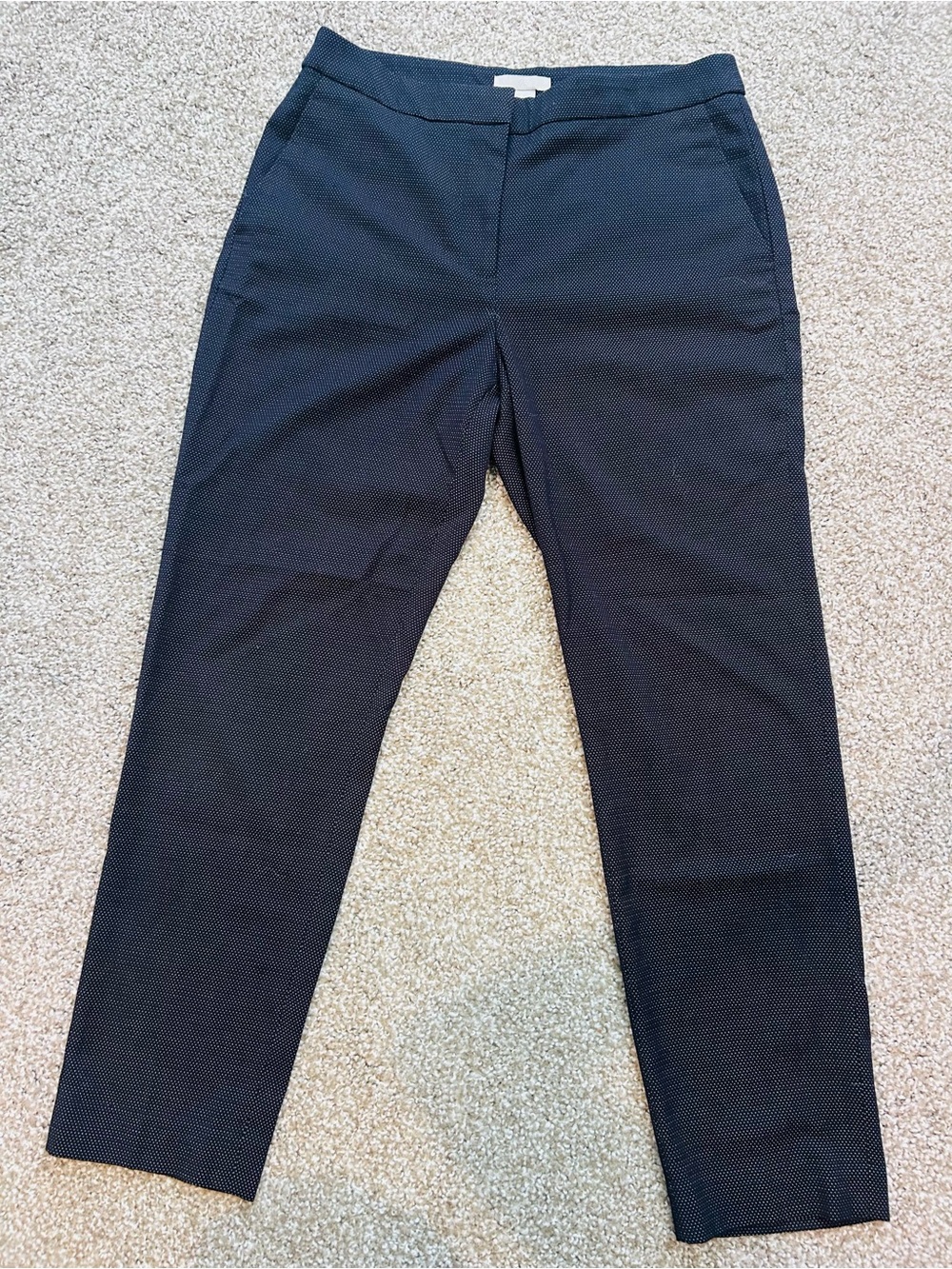 Women’s Navy/Balck Textured Dress Pants